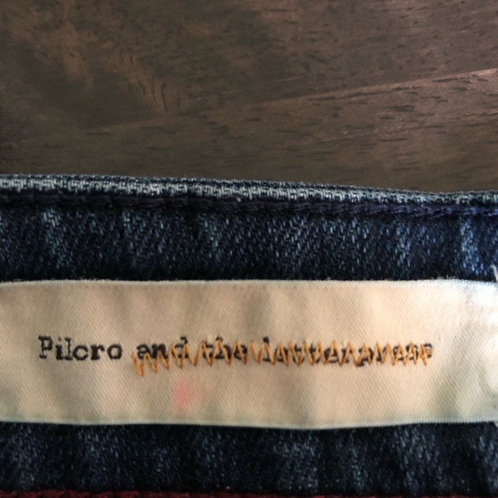 Anthroplology pilcro embellished jeweled jeans size 27 - Picture 6 of 10